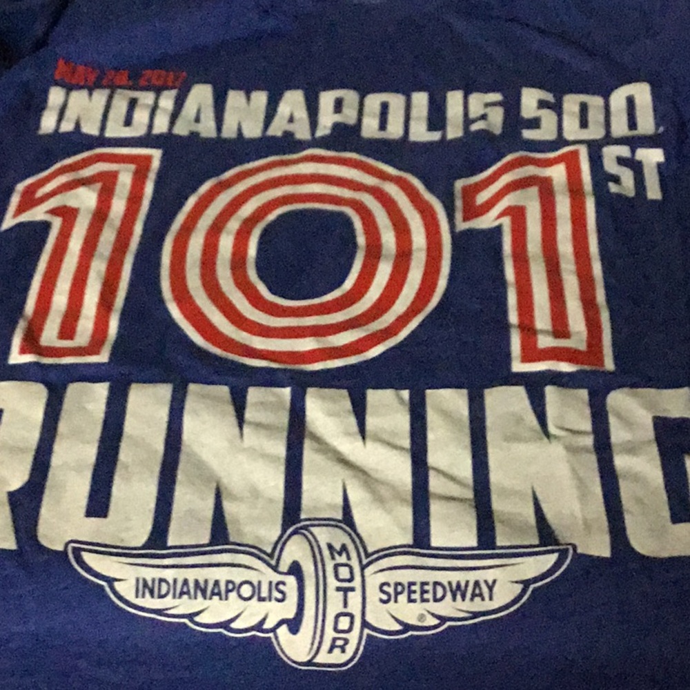 Blue Indianapolis 500 men’s shirt M